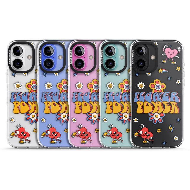 iPhone 16 Flower Power Clear Impact Phone Case