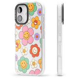 iPhone 16 Happy Blossoms Clear Impact Phone Case