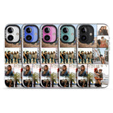 iPhone 16 Pro Max Personalised Photo Grid Black Impact Phone Case