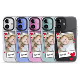 iPhone 16 Pro Max Personalised Love Instant Film Photo Black Impact Phone Case