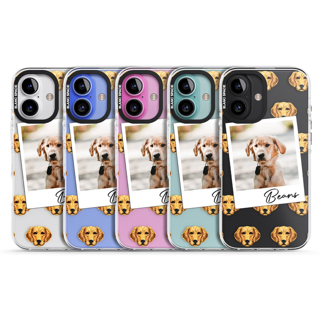 iPhone 16 Pro Max Personalised Labrador - Dog Photo Black Impact Phone Case