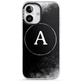 iPhone 16 Pro Max Personalised Eclipse Monogram Black Impact Phone Case