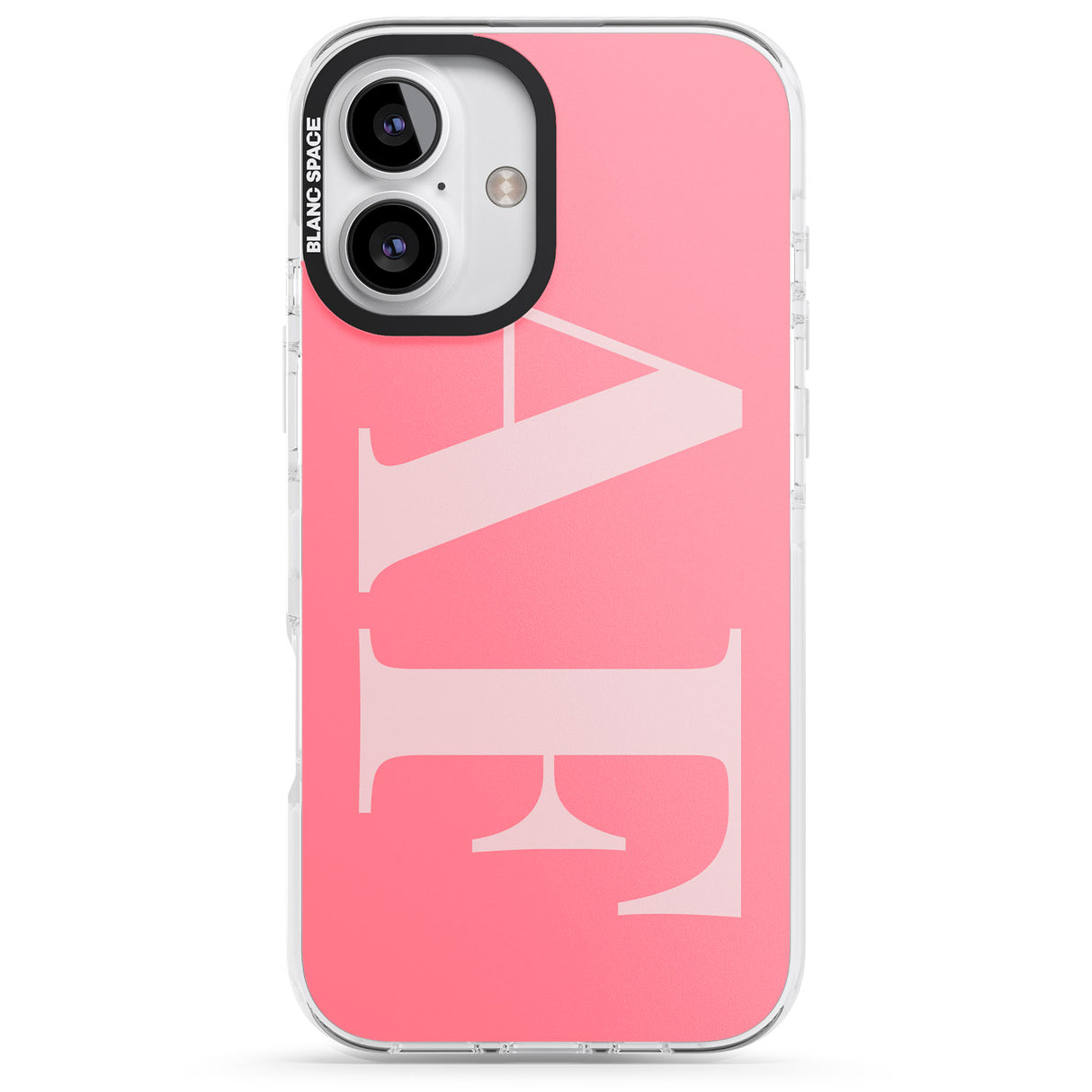 iPhone 16 Pro Max Personalised Light & Dark Pink Personalised Black Impact Phone Case