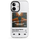 iPhone 16 Pro Max Personalised Album Art Black Impact Phone Case