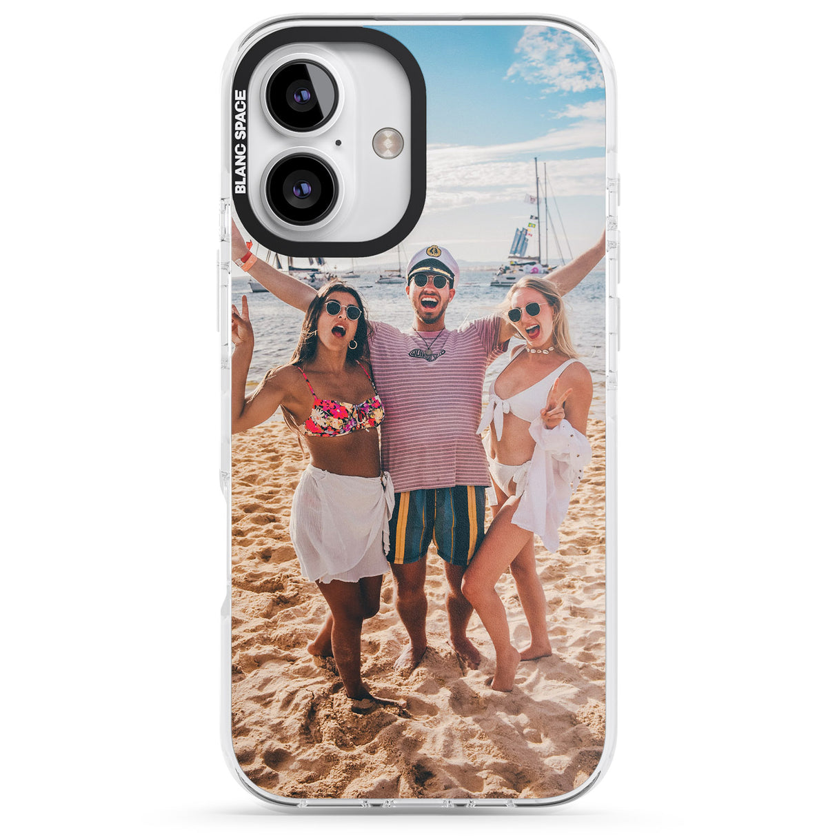 iPhone 16 Pro Max Personalised Photo Black Impact Phone Case