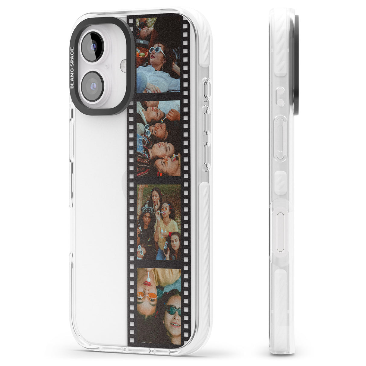 iPhone 16 Pro Max Personalised Instant Camera Photo Phone Case Black Impact Phone Case