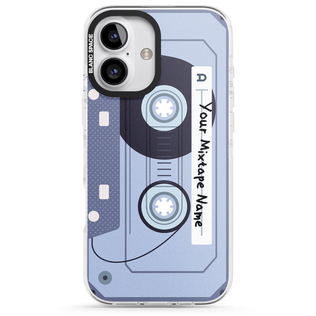 iPhone 16 Pro Max Personalised Industrial Mixtape Black Impact Phone Case