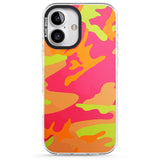 iPhone 16 Pro Max Neon Camo Black Impact Phone Case