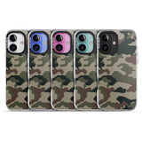 iPhone 16 Pro Max Woodland British Camo Black Impact Phone Case