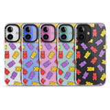 iPhone 16 Pro Max Gummy Bear Pattern Black Impact Phone Case