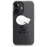 iPhone 16 Pro Max Home Is Where the Cat is Black Impact Phone Case