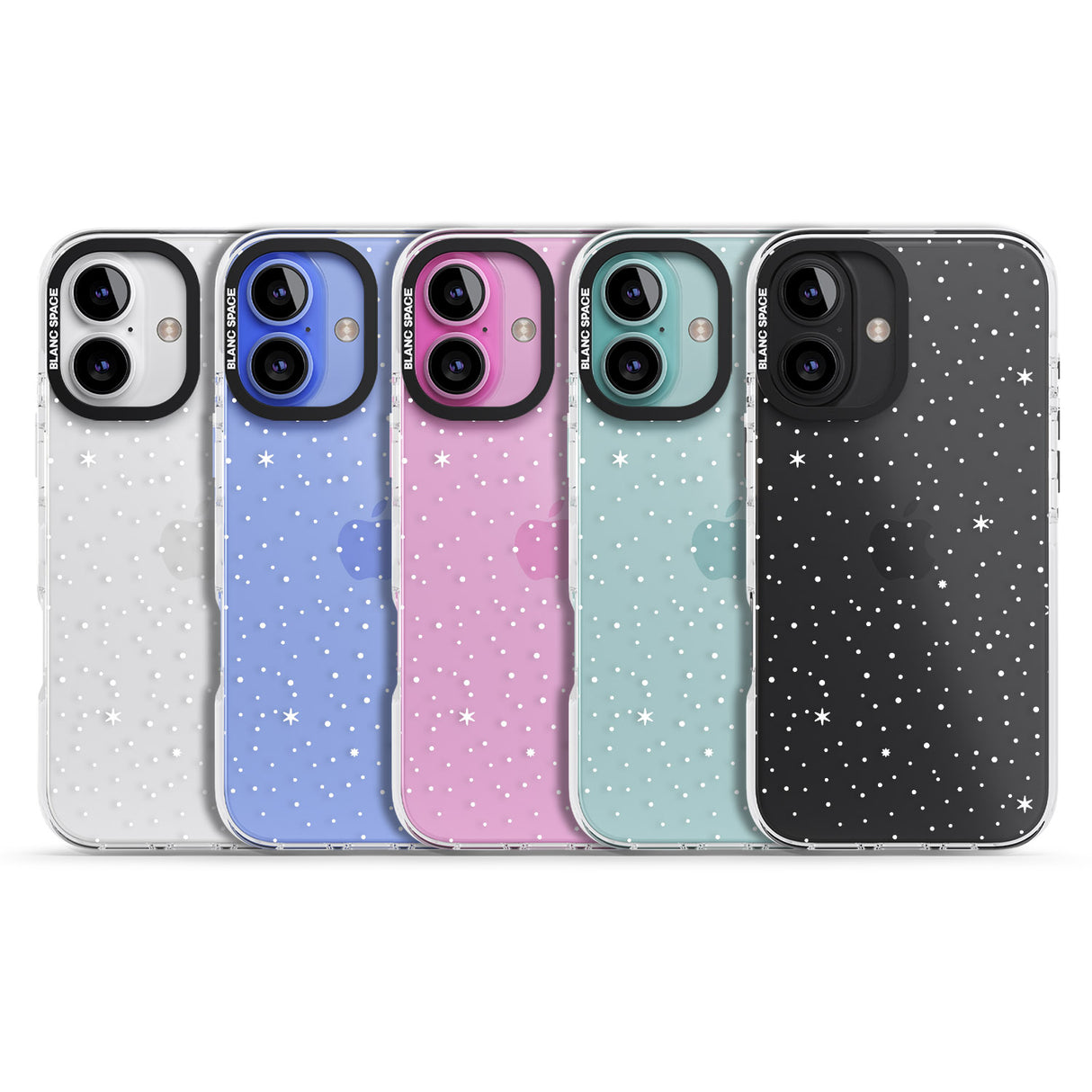 iPhone 16 Pro Max Celestial Starry Sky White Black Impact Phone Case