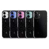 iPhone 16 Pro Max Celestial Cut-Out Stars Black Impact Phone Case