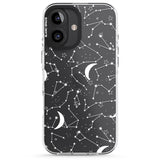 iPhone 16 Pro Max White Constellations Black Impact Phone Case