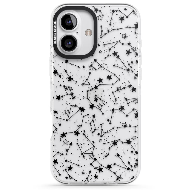 iPhone 16 Pro Max Constellations Black Impact Phone Case