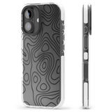 iPhone 16 Pro Max Damascus Steel Black Impact Phone Case