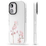 iPhone 16 Pro Max Blossom Flower Black Impact Phone Case