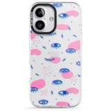 iPhone 16 Pro Max Pink Eye Blotches Black Impact Phone Case