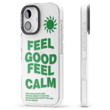 iPhone 16 Pro Max Feel Good Feel Calm (Green) Black Impact Phone Case