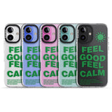 iPhone 16 Pro Max Feel Good Feel Calm (Green) Black Impact Phone Case