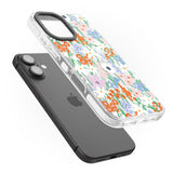 iPhone 16 Pro Max Springtime Meadow: Transparent Black Impact Phone Case