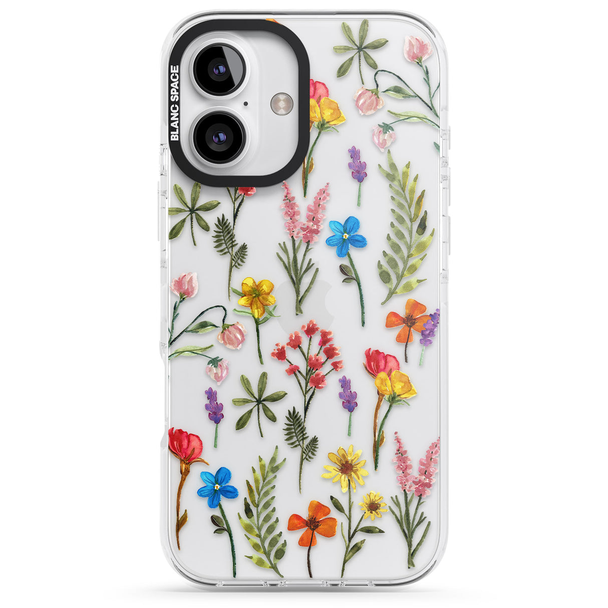 iPhone 16 Pro Max Spring Botanicals Black Impact Phone Case