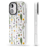 iPhone 16 Pro Max Wildflower Chain Black Impact Phone Case