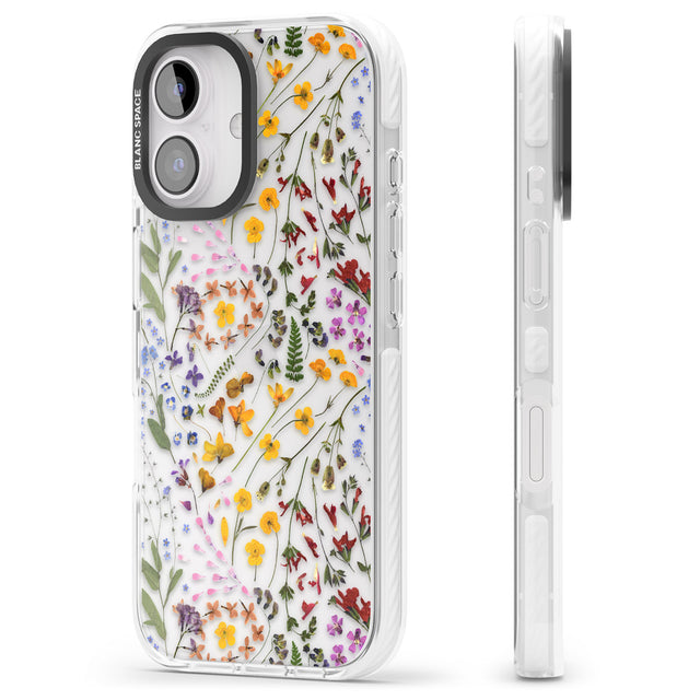 iPhone 16 Pro Max Wildflower Black Impact Phone Case