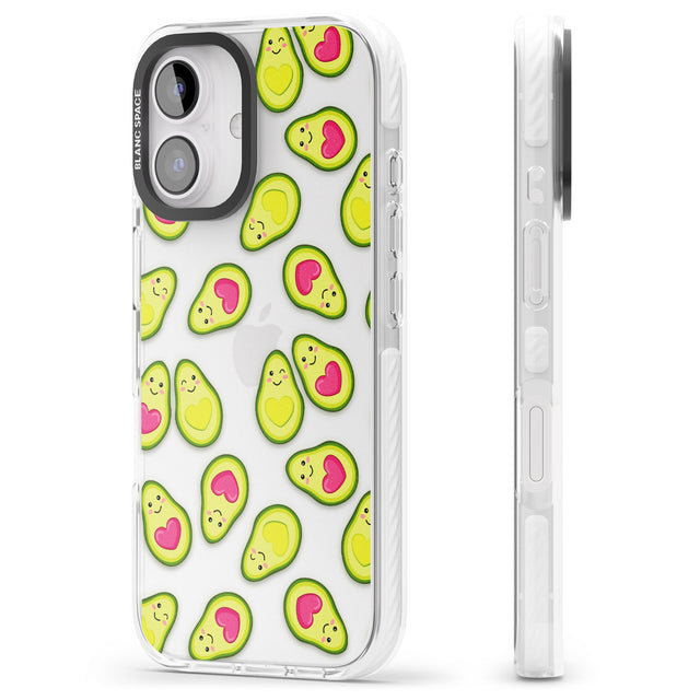 iPhone 16 Pro Max Avocado Love Black Impact Phone Case