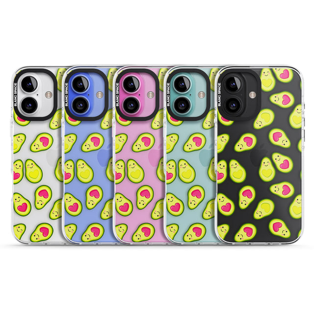 iPhone 16 Pro Max Avocado Love Black Impact Phone Case