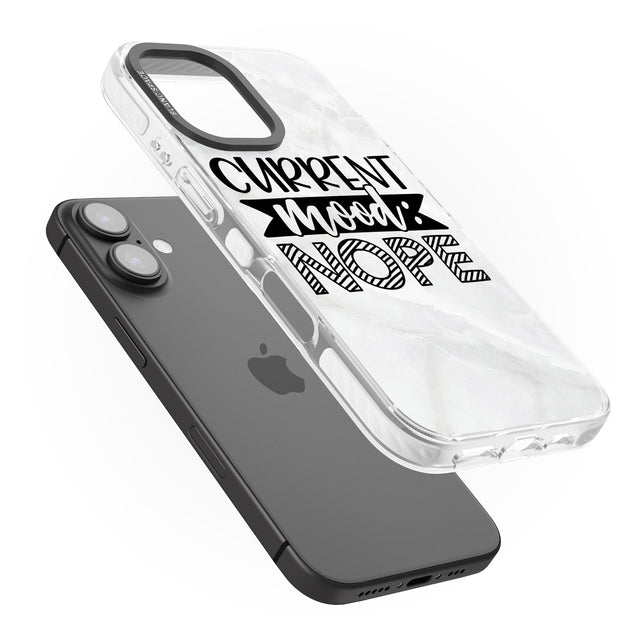 iPhone 16 Pro Max Current Mood NOPE Black Impact Phone Case