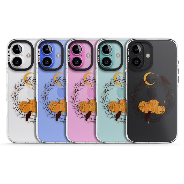 iPhone 16 Pro Max Pumpkin Patch Black Impact Phone Case