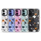 iPhone 16 Pro Max Halloween Mix Pattern Black Impact Phone Case