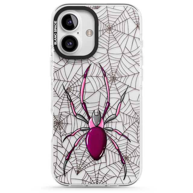 iPhone 16 Pro Max Arachnophobia Black Impact Phone Case