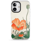 iPhone 16 Pro Max Birds and Plants by Ohara Koson Black Impact Phone Case + Magsafe