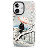 iPhone 16 Pro Max Plum Tree in Snow by Hiroaki Takahashi Black Impact Phone Case + Magsafe