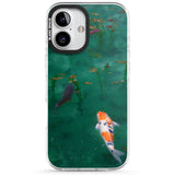 Koi Fish Impact Phone Case for iPhone 16, iPhone 16 Plus