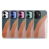 iPhone 16 Pro Max Lush Abstract Watercolour: Design #7 Black Impact Phone Case