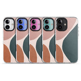 iPhone 16 Pro Max Lush Abstract Watercolour Design #8 Black Impact Phone Case