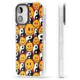 iPhone 16 Pro Max Yin Yang & Faces Black Impact Phone Case