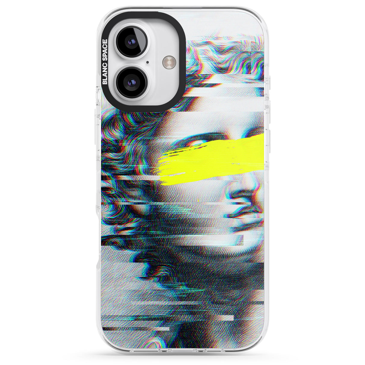 iPhone 16 Pro Max GLITCHED FRAGMENT Black Impact Phone Case