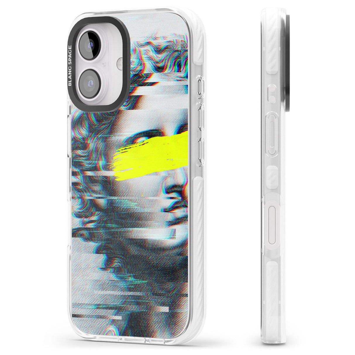 iPhone 16 Pro Max GLITCHED FRAGMENT Black Impact Phone Case