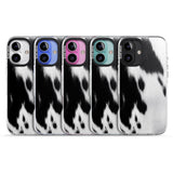 iPhone 16 Pro Max Designer Fashion Cowhide Black Impact Phone Case