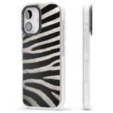 iPhone 16 Pro Max Zebra Print Black Impact Phone Case