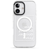 iPhone 16 Pro Max Another Point of View (White) Black Impact Phone Case