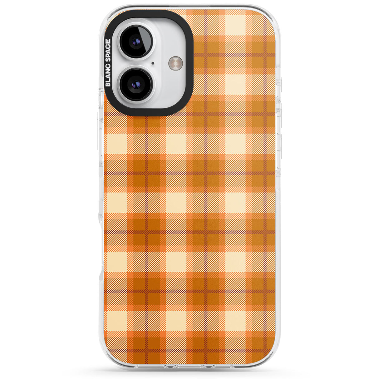 Pumpkin Plaid Impact Magsafe Phone Case for iPhone 16, iPhone 16 Plus