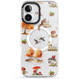 Fall Forest Friends Impact Magsafe Phone Case for iPhone 16, iPhone 16 Plus