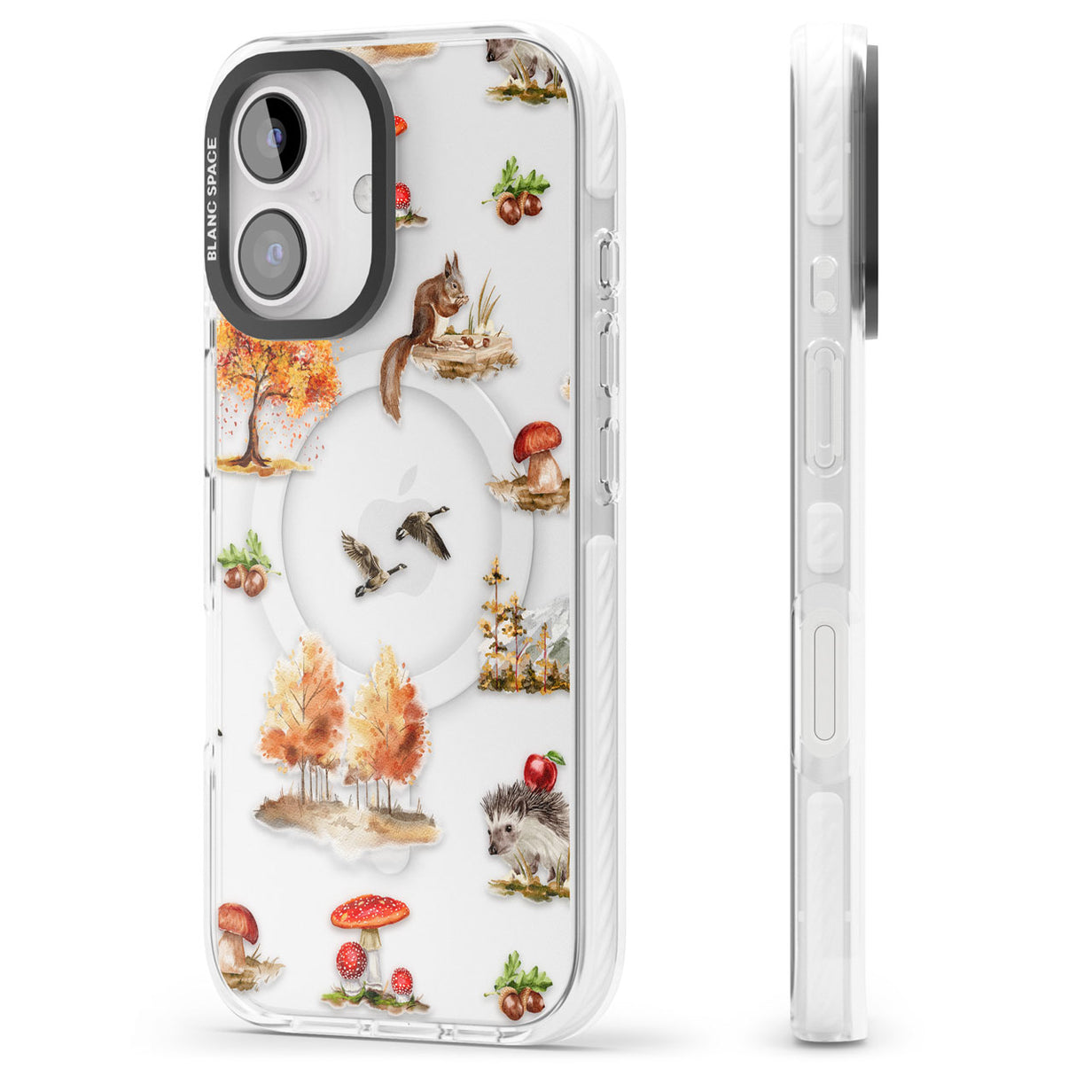 Fall Forest Friends Impact Magsafe Phone Case for iPhone 16, iPhone 16 Plus