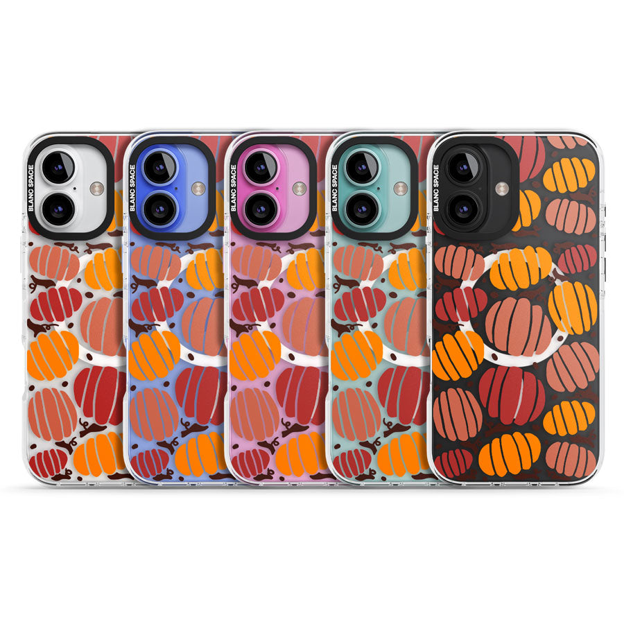 Autumn Pumpkin Patch Impact Magsafe Phone Case for iPhone 16, iPhone 16 Plus