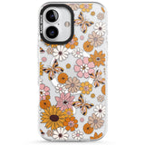 Butterfly & Bloom Autumn Floral Impact Magsafe Phone Case for iPhone 16, iPhone 16 Plus